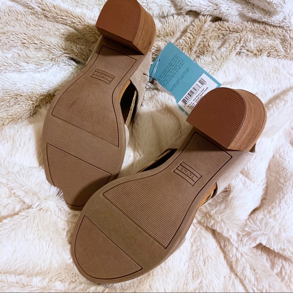 NIB TOMS Majorca Cutout Heels Sz 8.5 - Picture 2 of 5